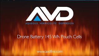 145 Wh Drone Lithium Battery Fire Test | Thermal Runaway Suppressed in Fire Containment Kit