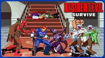 Resident Evil: Survive (OpenBOR) Gameplay Demo Walkthrough