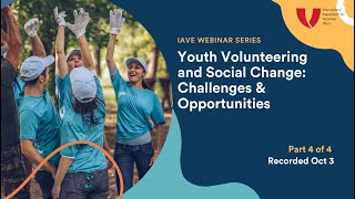 Youth Volunteering and Social Change