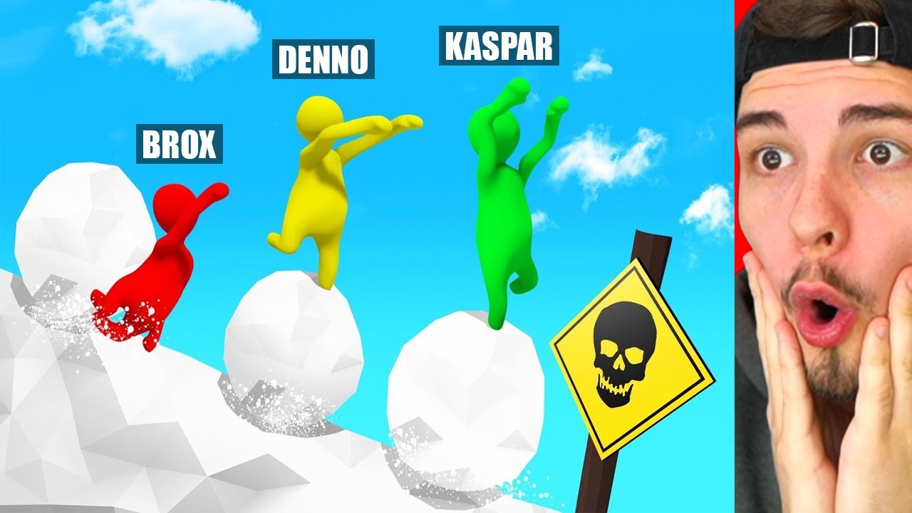 Der UNMÖGLICHE SCHNEE PARKOUR?! (Human Fall Flat)