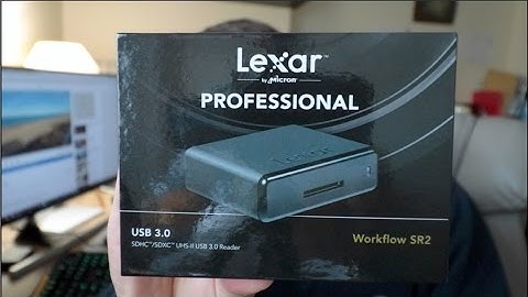 Lexar workflow SR2 review