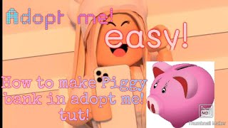 how to make Piggy bank In adopt me! Tutorial ||adopt me||xavieraroblox... com