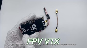 akk alpha 10 10w drone vtx 4.9g 5.8ghz 80ch 10w fpv video transmitter