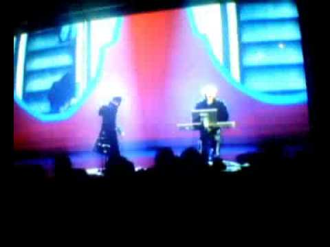 pet shop boys, lady gaga and brandon flowers at the brits  2009