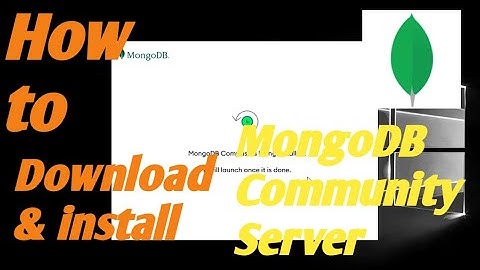 How to download & install MongoDB 🍀 Community Server in tamil @karthikeyanjj13
