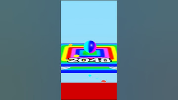 🎳 Rolling Ball Run 2048 #androidgame #iosgameplay #shorts