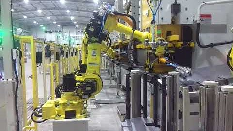 CX Robot Tandem press line