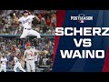 Legends go head-to-head! Max Scherzer and Adam Wainwright battle in the NL Wild Card Game!