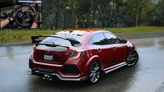 Honda Civic Type R FK8 | Forza Horizon 5 | Steering Wheel Gameplay