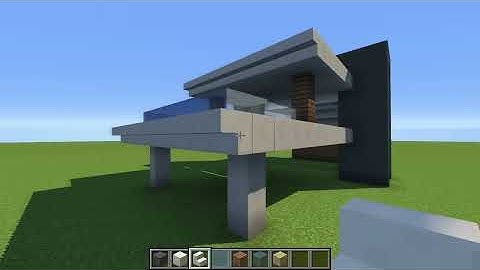 Minecraft: Easy Modern House Tutorial - How to Build a House