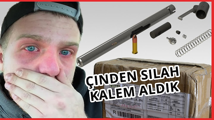 ÇINDEN SILAH KALEM SIPARIS VERDIK GELDI! Açtık Ateş ettik denedik!