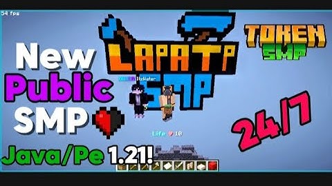 New Best 24/7 Token Public Smp🤯 | For Java/Pe + Cracked | (free to join) 🔥