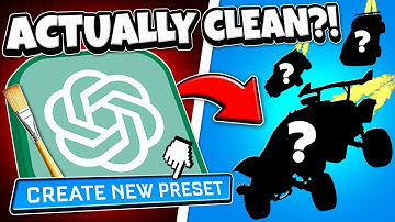 I asked ChatGPT to design my Rocket League preset AGAIN...(It improved?)