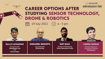 Career options after studying Sensor Technology, Drones & Robotics | Admission Fair 2021