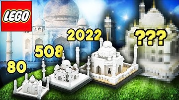 LEGO Taj Mahal in Different Scales – Size Comparison