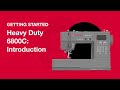 SINGER® 6800C Heavy Duty Sewing Machine - Intro