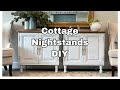 Cottage Style Nightstands || DIY Thrift Flip Home Decor || Furniture Flips || Adding Legs and Tops