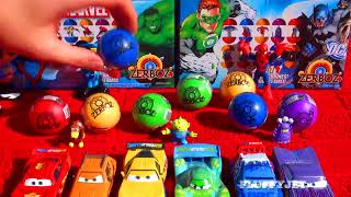13 Ironman X-Men Kinder Surprise Eggs Zerboz Fluffy Jet Productions