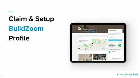 BuildZoom - Claim and Setup Your Business Profile