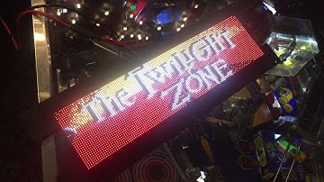 PIN2DMD connected to a real Twilight Zone pinball machine