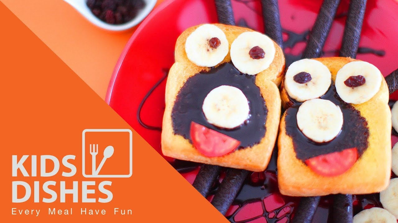KIDS DISHES EP.13 | Toast with Banana OREO Wafer Roll and Chocolate | CHEF SEA