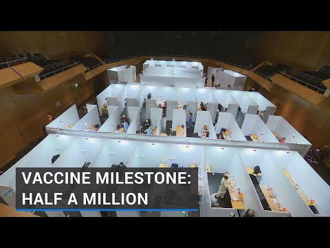 500,000 vaccination milestone reached in Ireland