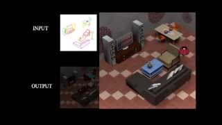 Sketch2Scene: Sketch-based Co-retrieval and Co-placement of 3D Models