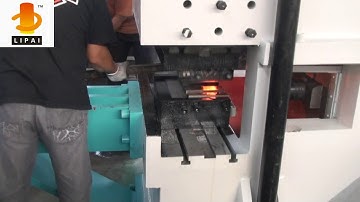 Induction forging machine Bolts forging video