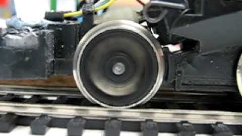 First motor test of 0-4-0 tender loco