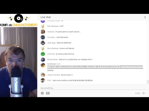 ASMR ET CHUCHOTEMENT  - direct - live - à 21:00 Jeudi 24/08/2017