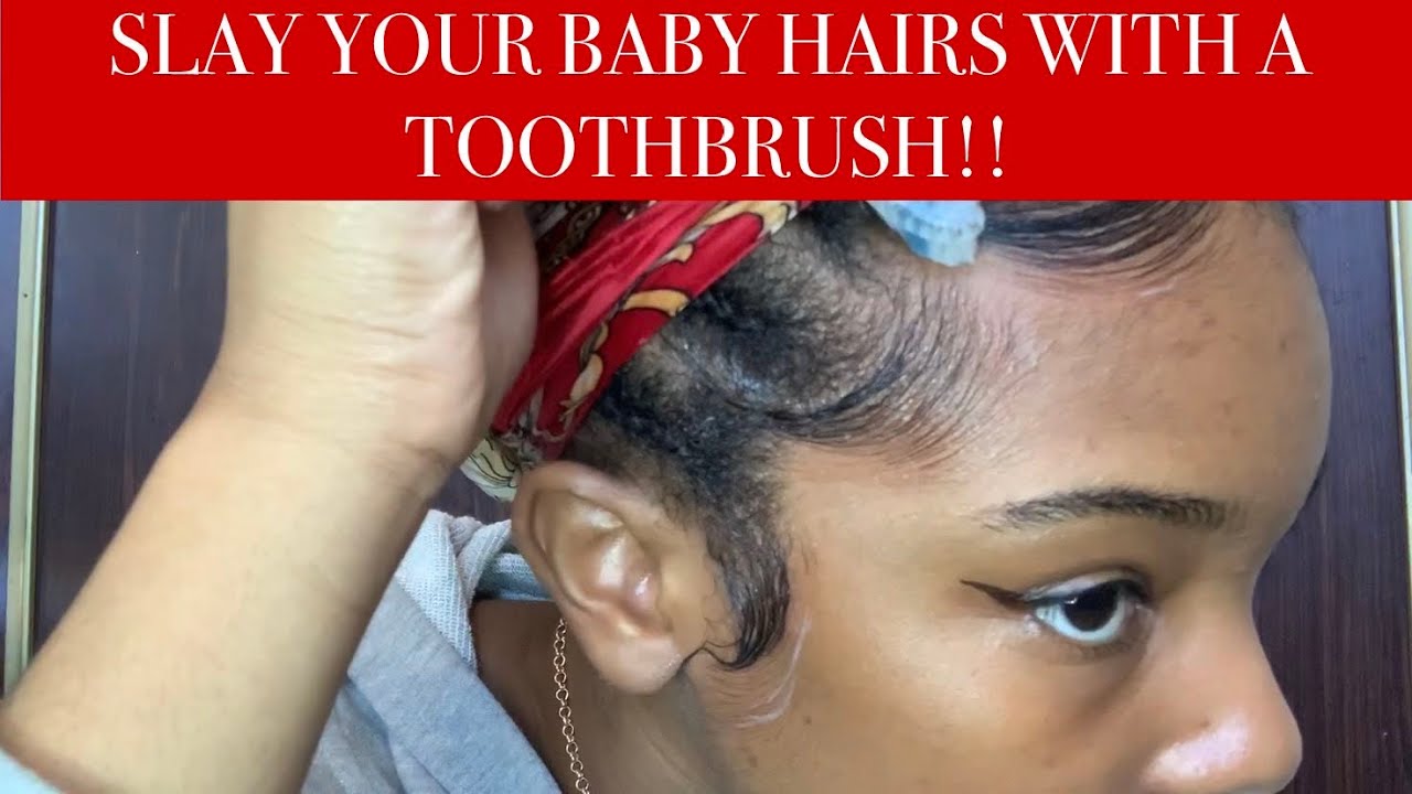Using Toothpaste For Edges How to: LAY YOUR EDGES with a TOOTHBRUSH??? - YouTube