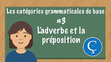 Quelle est la différence entre un adverbe et une préposition ?