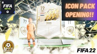 FIFA MOBILE 2022's FIRST EVER ICON PACK !! | Pack Opening | FIFA Mobile Beta