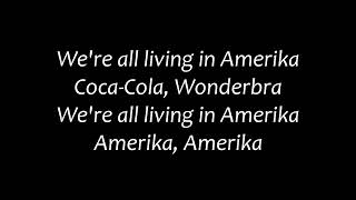 Rammstein - Amerika (Lyrics)