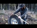 Pulling Stumps with a Wheel