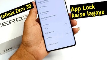 Infinix Zero 30 App Lock Setting | Infinix Zero 30 Me App Lock kaise lagaye