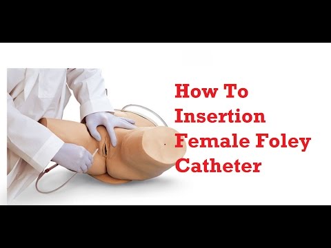 How To Insertion Female Foley Catheter||Indwelling Urinary Catheter||How to Put Foley Catheter