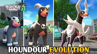 How To Evolve Houndour Into Houndoom - Mega Houndoom In Pokemon Legends Z-A