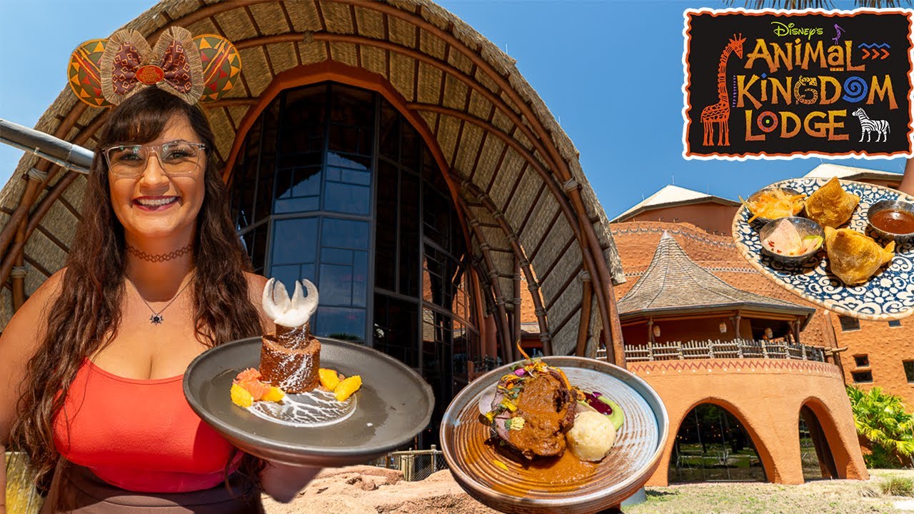 Sanaa EASTER MENU 🌷 Disney World Animal Kingdom Lodge food review 2025