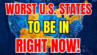 8 WORST U.S. States to be in RIGHT NOW - Society is Collapsing!