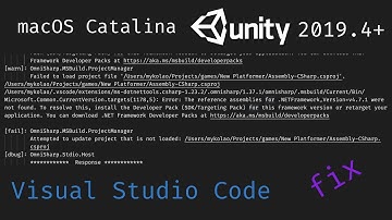 Fix Visual Studio Code + Unity Intellisence on macOS | Linux (see comments)