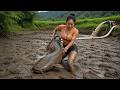 Fishing Video | Fishing Technique | Amazing Catch Fish in Wild Lake | Village Lady Fishing Technique
