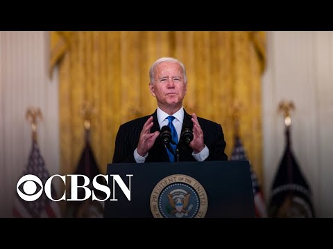 Biden addresses supply chain issues ahead of holiday season.