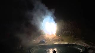 Hauptfeuerwerk Silvester 2014/2015 bei Berlin