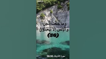 تلاوة تريح القلب| سورة الذاريات 55-58