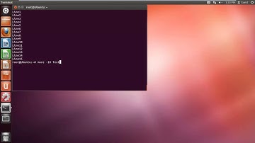 How to Use Unix MORE Command
