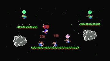 Balloon Fight (FC) - Enhanced Graphics - Gameplay