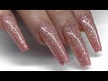 ACTUAL Nude Glitter! | Light Elegance | Glitter Ombre Spring Gel Nail Art