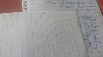 By prime factorisation whether a given number is a perfect square or not