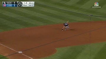 CWS@CHC: Frazier makes nice backhand, strong throw